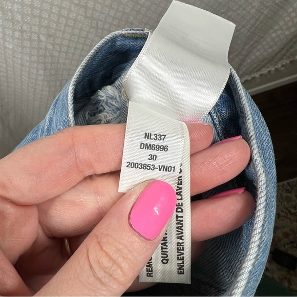 Madewell Light Wash Pleated Denim Mini Skirt - Picture 6 of 6